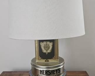 Upcycled Hersheys Cocoa Tin Lamp second image