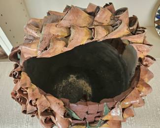Handmade Decorative Clay Basket second image