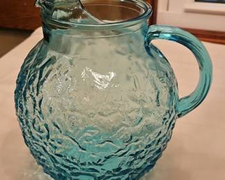 Anchor Hocking Lido Milano Aqua Pitcher