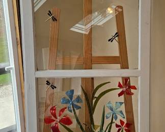 Painted Window Art second image