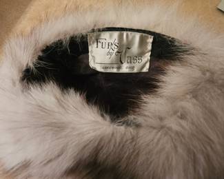 Vintage Fox Fur Pillbox Hat second image
