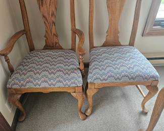 Queen Anne Oak Dining Set third image