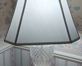 Waterford Cut Crystal Table Lamp