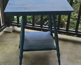 Painted Spindle Leg Table