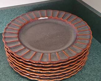 Casual Ceramics Stoneware Galaxy Dinner Plates