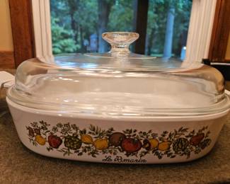 Corning Ware Spice of Life Le Romarin Casserole Dishes second image