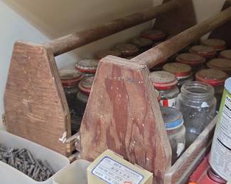 Vintage Wooden Tool Caddy