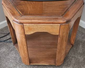 Ethan Allen Octagonal Tiered End Table