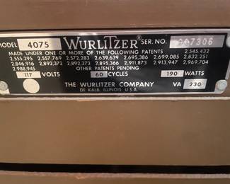 Wurlitzer Organ