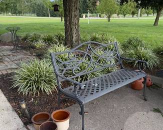 Park bench metal