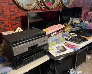 Monitors and stereo equipment