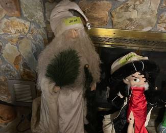 Santa and Betty Boop