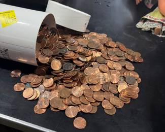 10 pounds of Lincoln pennies from the 1970s to the 2000s