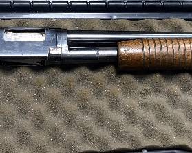 Winchester model 12. 12 gauge shotgun.