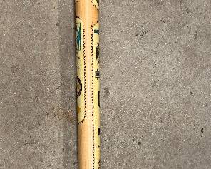World War II veterans carved cane