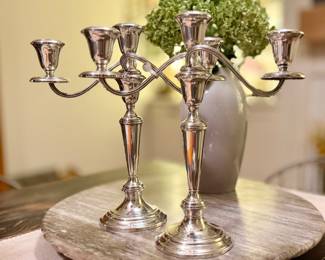 Gorham sterling candle sticks 