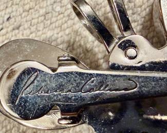 Signed, Rebecca Collins butterfly pendant/clip