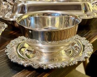 Silverplate serving pieces