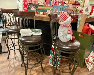 3 of 6 bar stools 