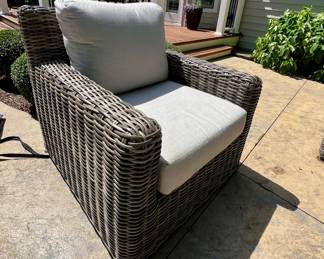  4 pc.  outdoor rattan patio furniture