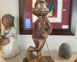 Bugs bunny, pottery, southwest art