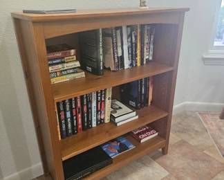 Bookcase, books