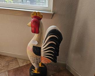 Wood rooster/chicken