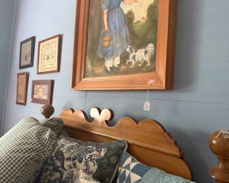 7 old antique beds