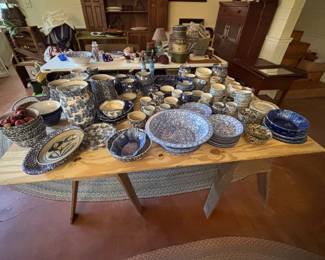 blue pottery
