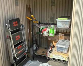 HJ103Shed Contents Ladder Plus More