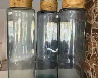 HJ125Recycled Glass Decorative Vases