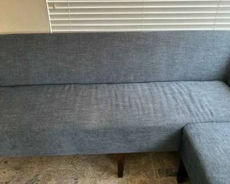 HJ107Pottery Barn Two Piece Banquette Seating