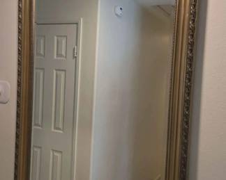 HJ101Vintage Gold Gilt Carved Mirror