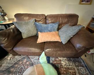 Leather sofa