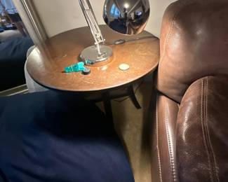 Round side table