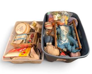 Yarn, Buttons, More Needlework Supplies