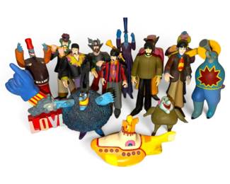 The Beatles McFarlane Yellow Submarine Toys 15 Pieces