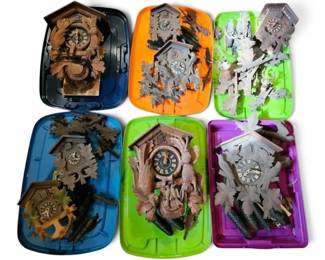 German Cuckoo Clocks, Parts, Pieces For Repair