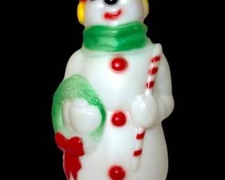 Empire 1968 Snowman LightUp Blow Mold 13 Tall