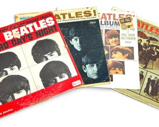 The Beatles Hard Days Night, Meet The Beatles, Second Album, 65 Vinyl Records