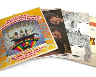 The Beatles Magical Mystery Tour, Revolver, Rubber Soul, Help Vinyl Records