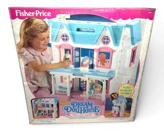 Fisher Price Dream Dollhouse W Box Accessories