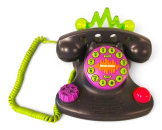 Nickelodeon 1997 Talk Blaster Landline Telephone w Original Box