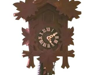 German Carved Wooden Cuckoo Clock