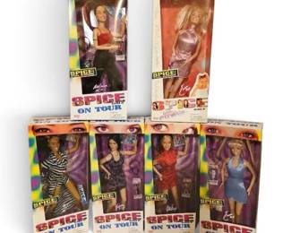 1998 Spice Girls On Tour Fashion Dolls Most Sealed