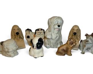 Vintage Ceramic Dog Figurines