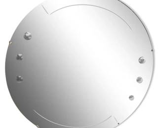 Nurre Maestro New Beauty Art Deco Circular Wall Mirror