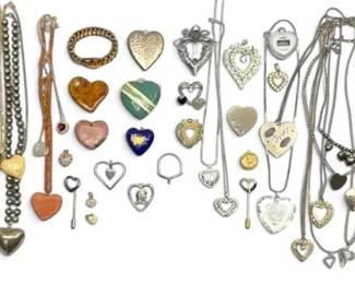 Heart Shaped Pendants Necklaces