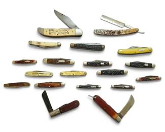 Vintage Pocket Knives Sheffield Straight Razor