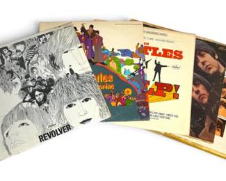 The Beatles Revolver, Rubber Soul, Yellow Submarine, Help, Second Vinyl Records